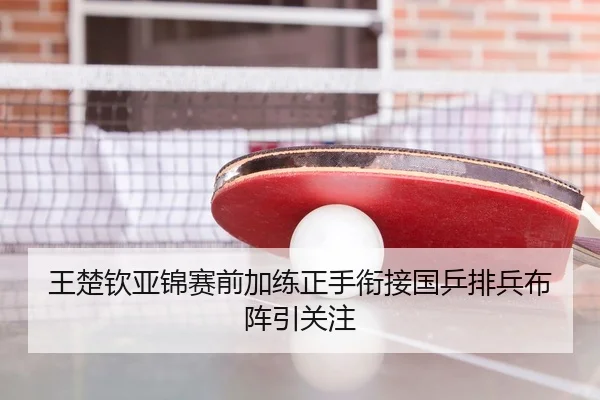 王楚钦亚锦赛前加练正手衔接国乒排兵布阵引关注